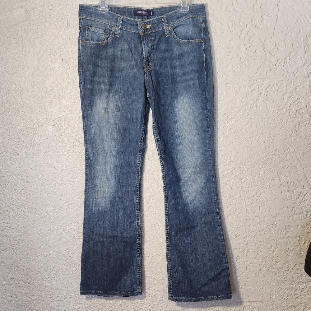 Levi's Blue Wide Leg Pants with Vintage Wash